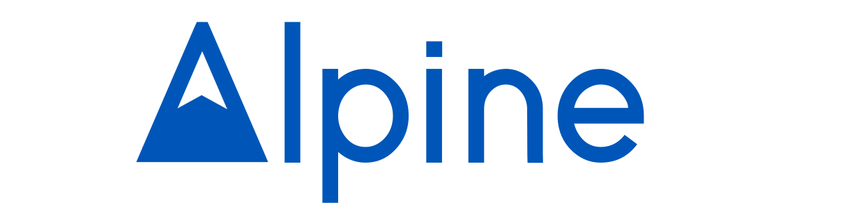 logo alpine water